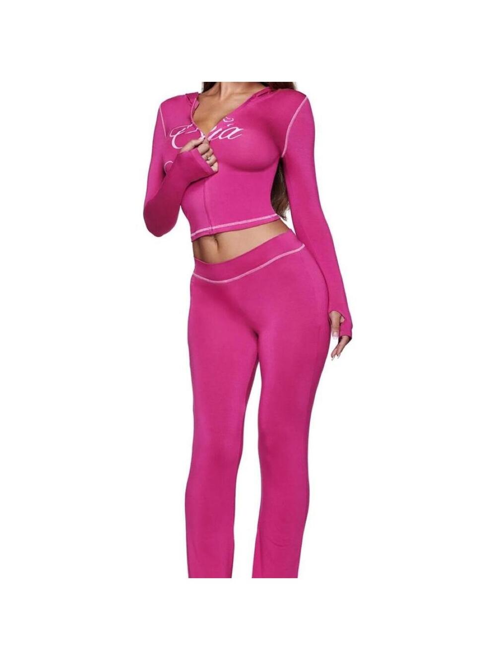 I.AM.GIA Blare Hoodie and pants in Raspberry